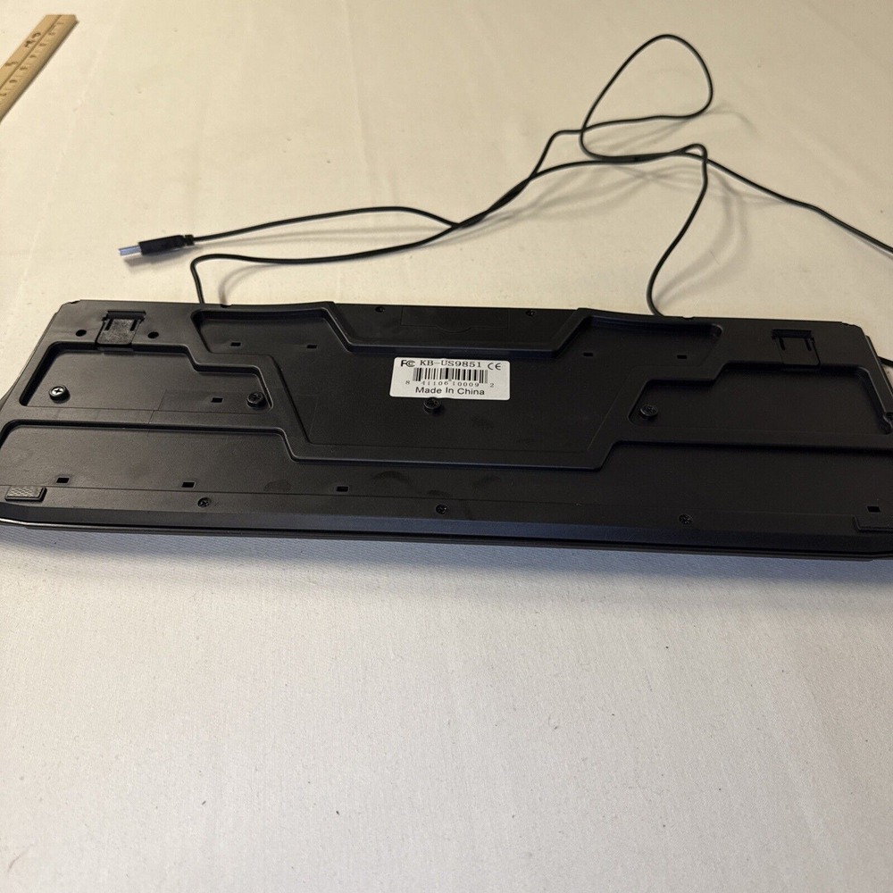 iMicro KB-819EB Wired Keyboard, Tested Works, Computer, Electronics, Typing - Picture 4 of 4